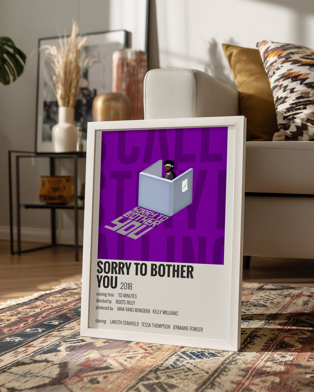Sorry To Bother You Poster Tablosu