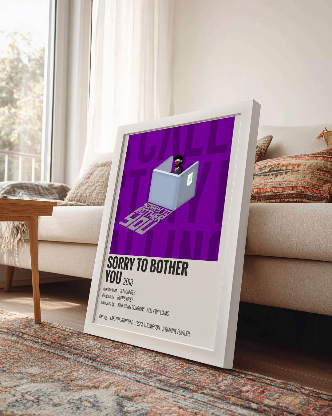 Sorry To Bother You Poster Tablosu