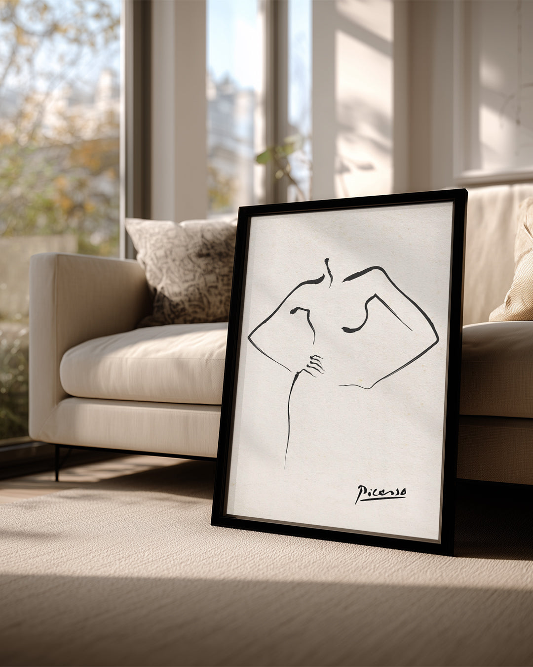 Soyut Gövde - Pablo Picasso Poster Tablosu