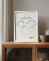 Soyut Gövde - Pablo Picasso Poster Tablosu