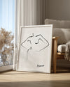 Soyut Gövde - Pablo Picasso Poster Tablosu