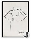 Soyut Gövde - Pablo Picasso Poster Tablosu
