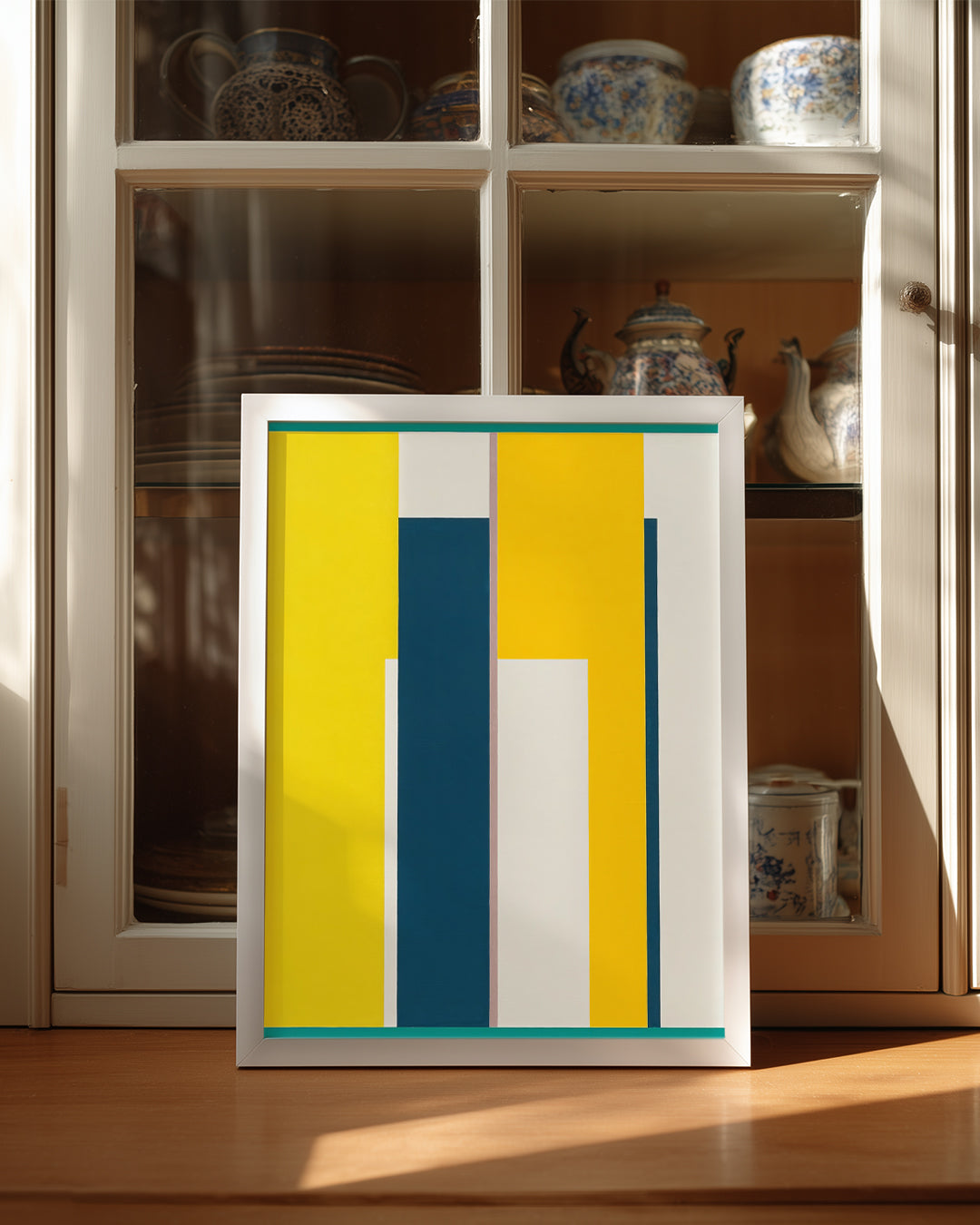Soyut Renk Kompozisyonu - Modern Sanat Anlamı Poster Tablosu