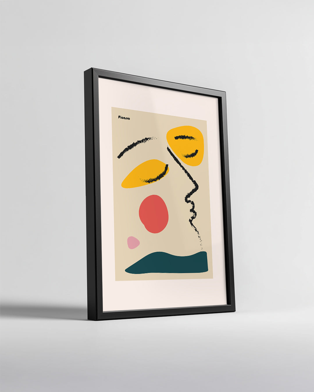 Soyut Yüz - Pablo Picasso Poster Tablosu