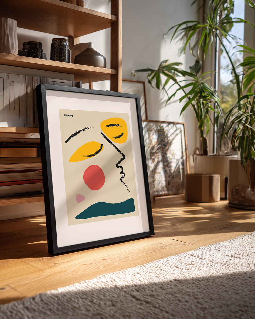 Soyut Yüz - Pablo Picasso Poster Tablosu