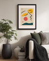 Soyut Yüz - Pablo Picasso Poster Tablosu