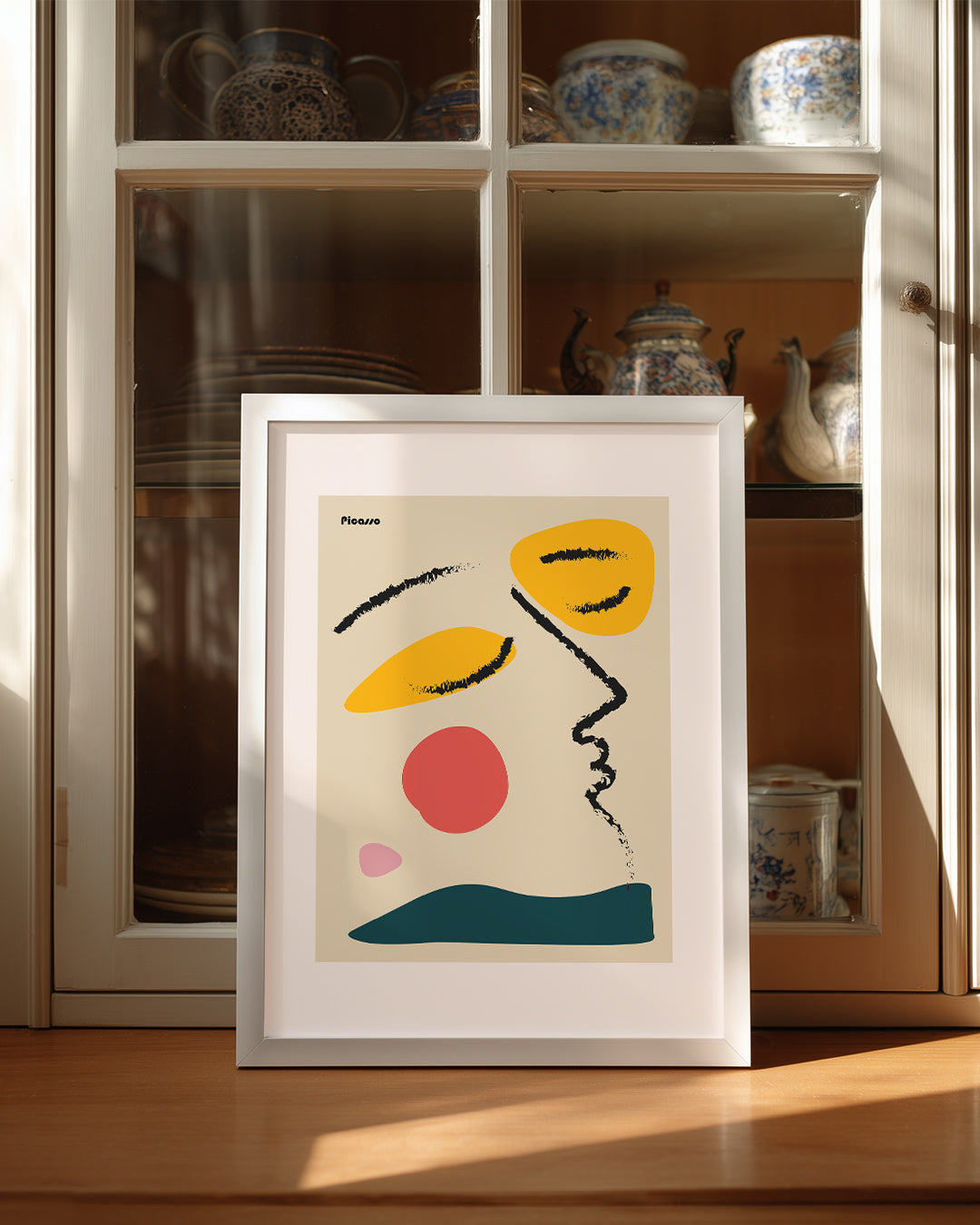Soyut Yüz - Pablo Picasso Poster Tablosu