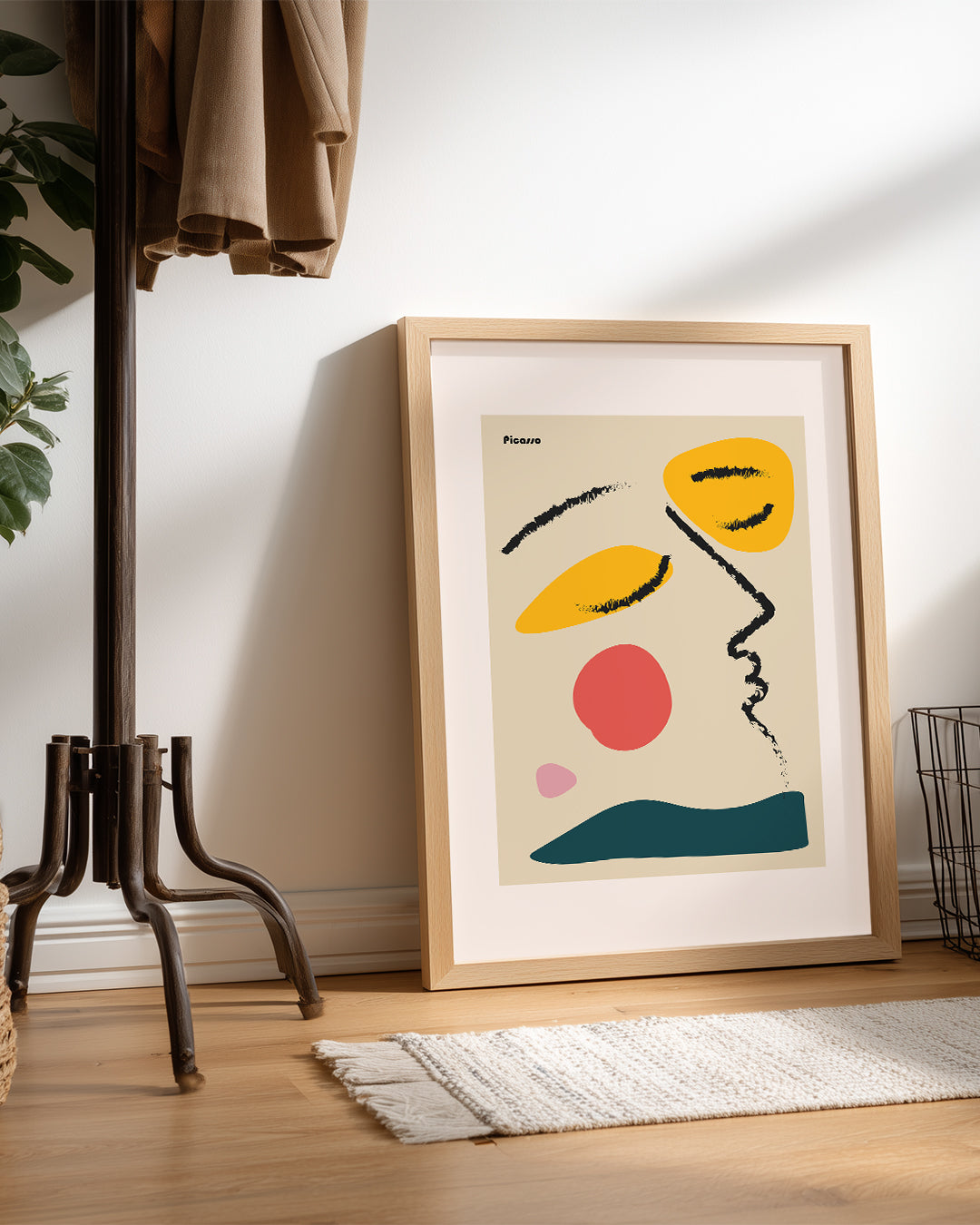 Soyut Yüz - Pablo Picasso Poster Tablosu