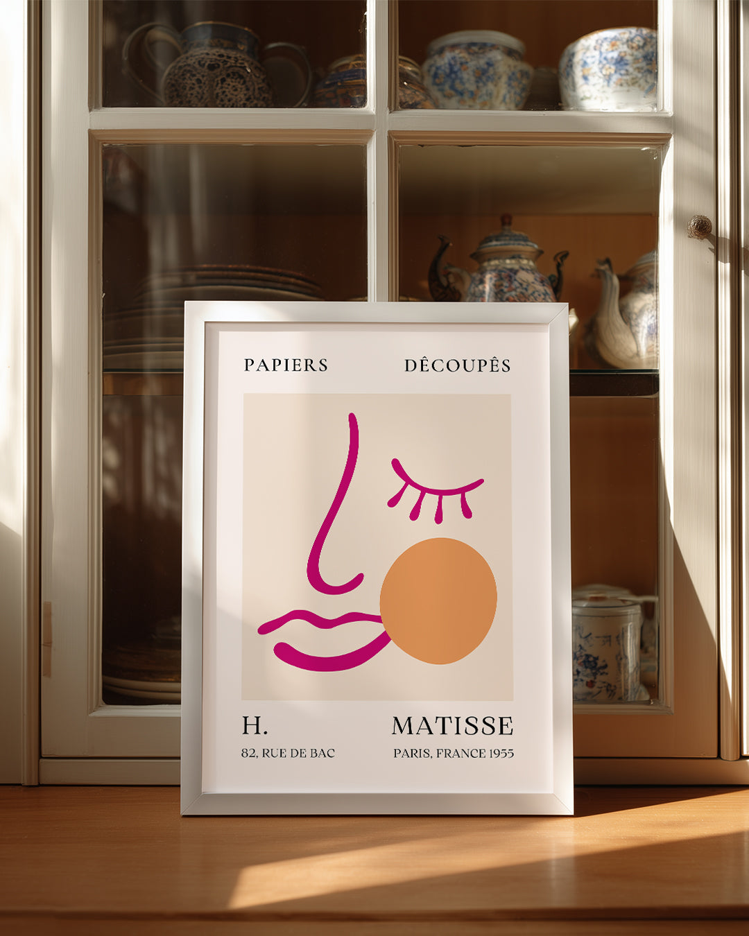 Soyut Yüz Çizimi - Henri Matisse - 1955 Poster Tablosu