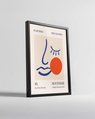 Soyut Yüz İfadesi - Henri Matisse - 1955 Poster Tablosu