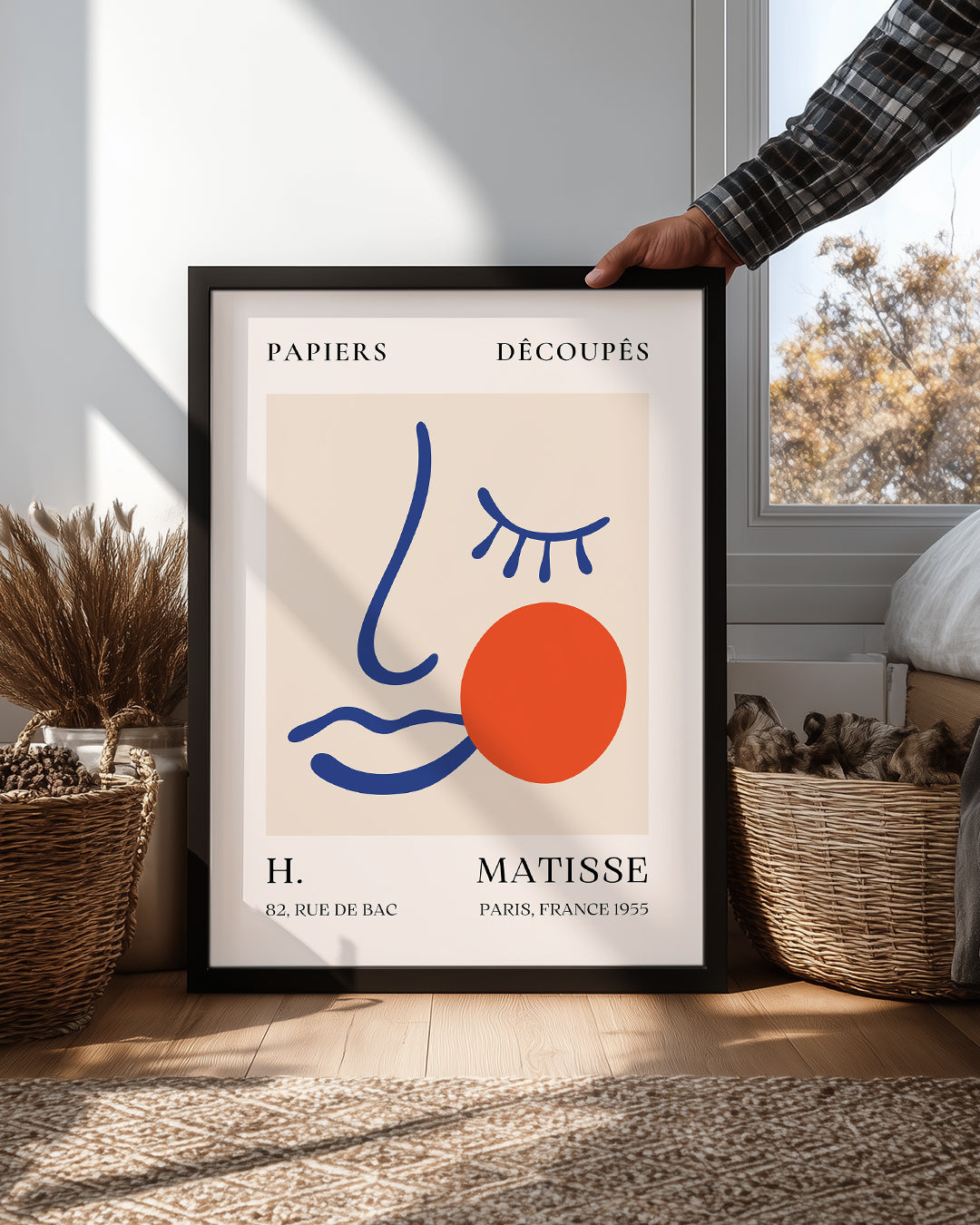 Soyut Yüz İfadesi - Henri Matisse - 1955 Poster Tablosu