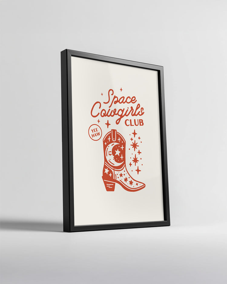 Space Boot Poster Tablosu