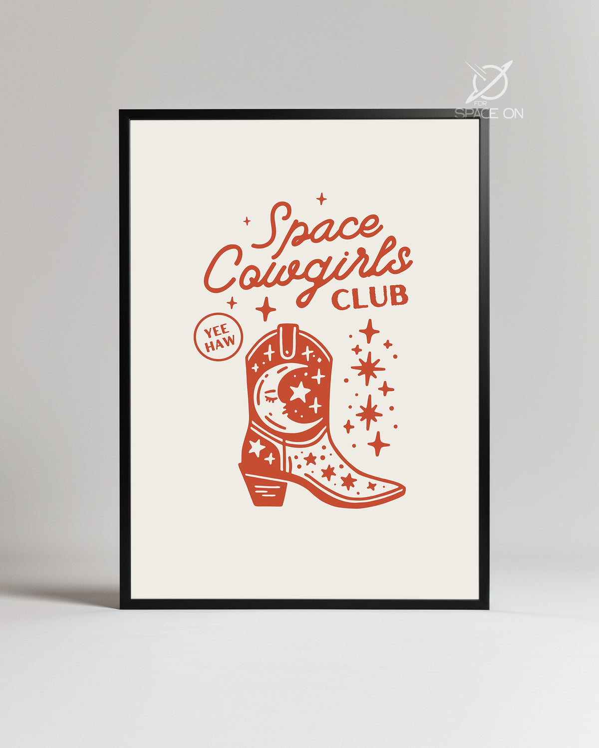 Space Boot Poster Tablosu
