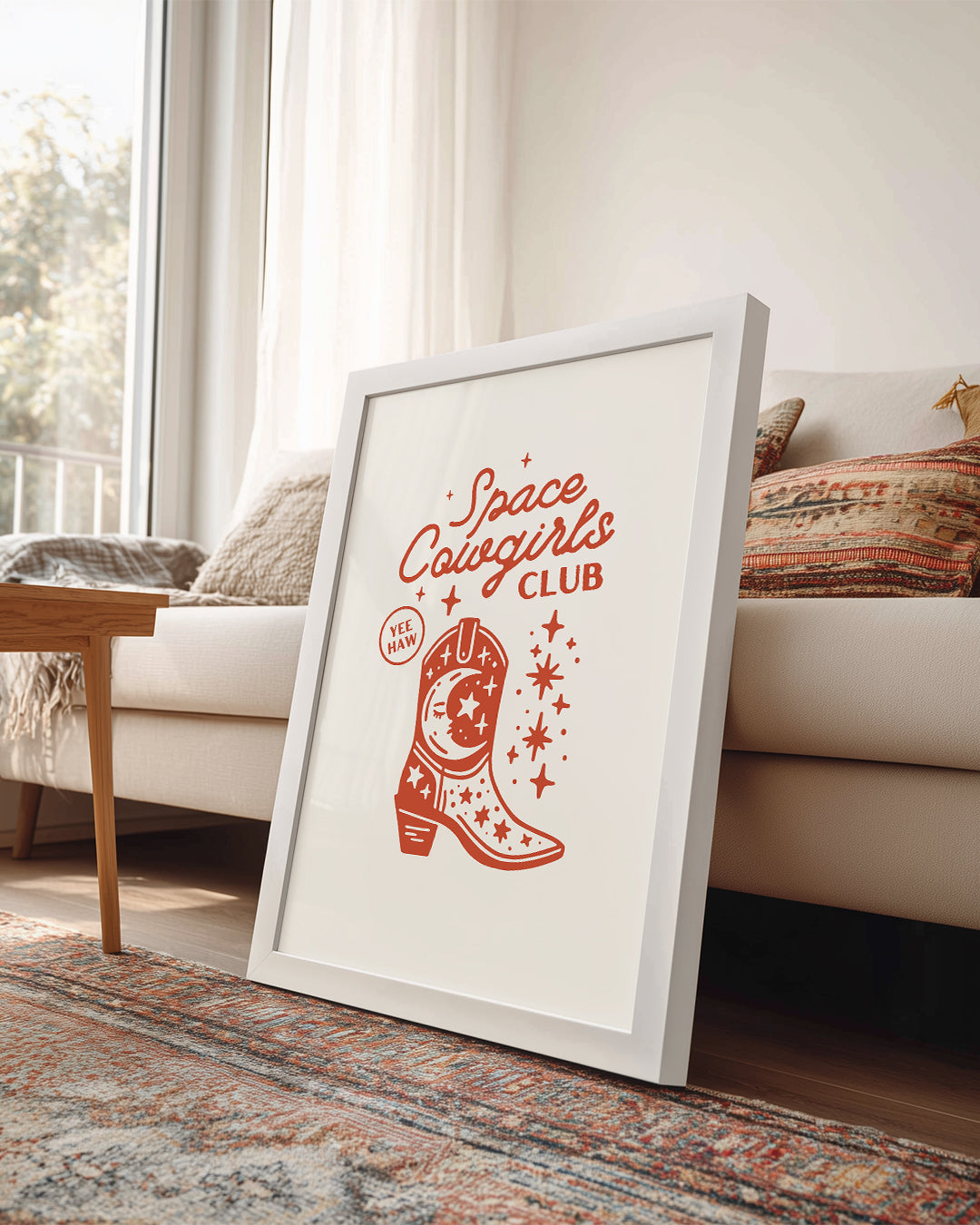 Space Boot Poster Tablosu