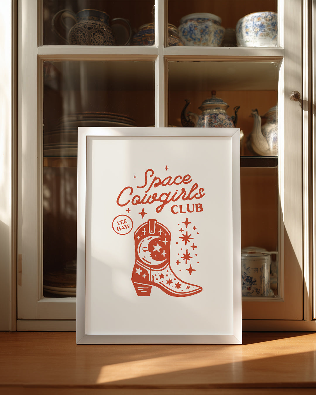 Space Boot Poster Tablosu