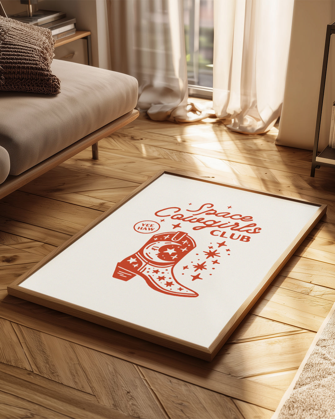 Space Boot Poster Tablosu