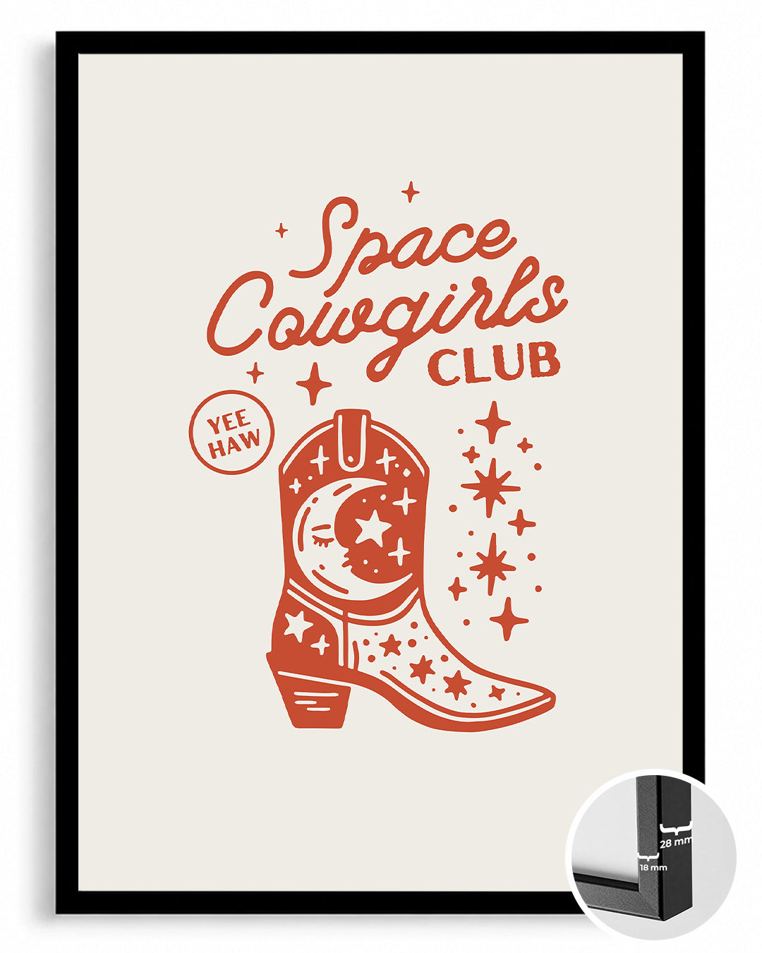 Space Boot Poster Tablosu