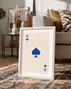 Spade Blue Poster Tablosu