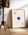 Spade Blue Poster Tablosu