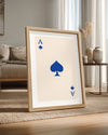 Spade Blue Poster Tablosu