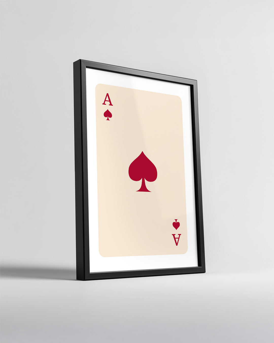 Spade Red Poster Tablosu