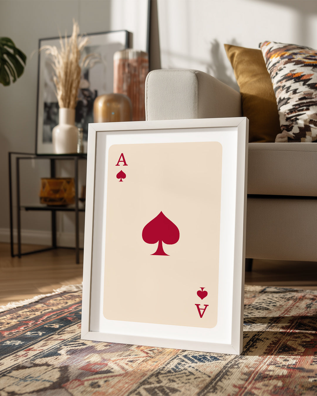 Spade Red Poster Tablosu