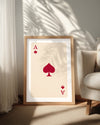 Spade Red Poster Tablosu