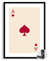 Spade Red Poster Tablosu