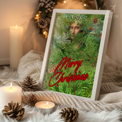 Sparkling Christmas Evergreen Poster Tablosu