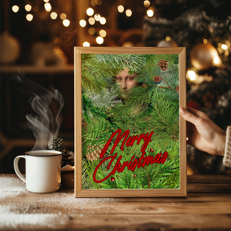 Sparkling Christmas Evergreen Poster Tablosu