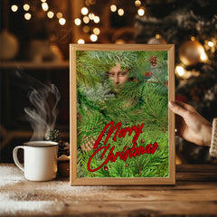 Sparkling Christmas Evergreen Poster Tablosu