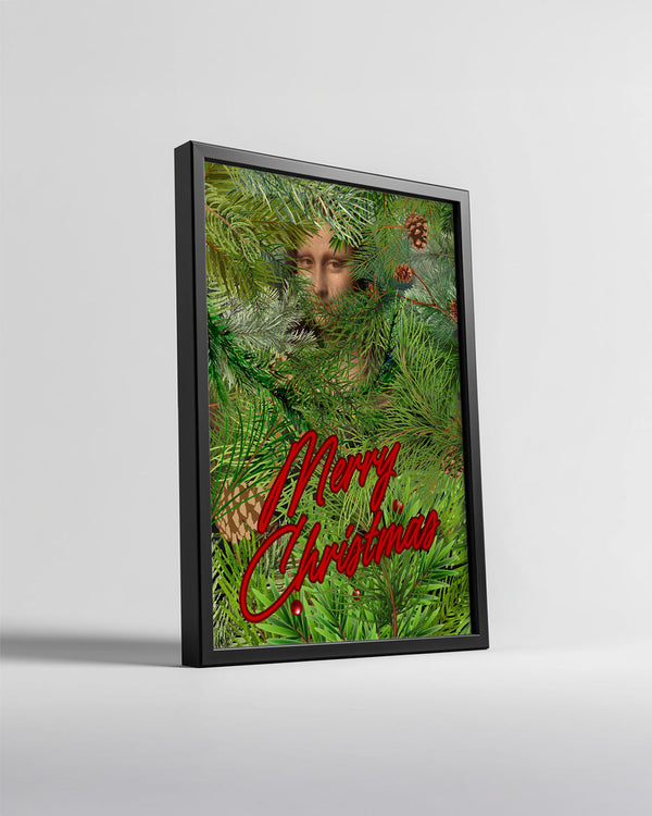 Sparkling Christmas Evergreen Poster Tablosu