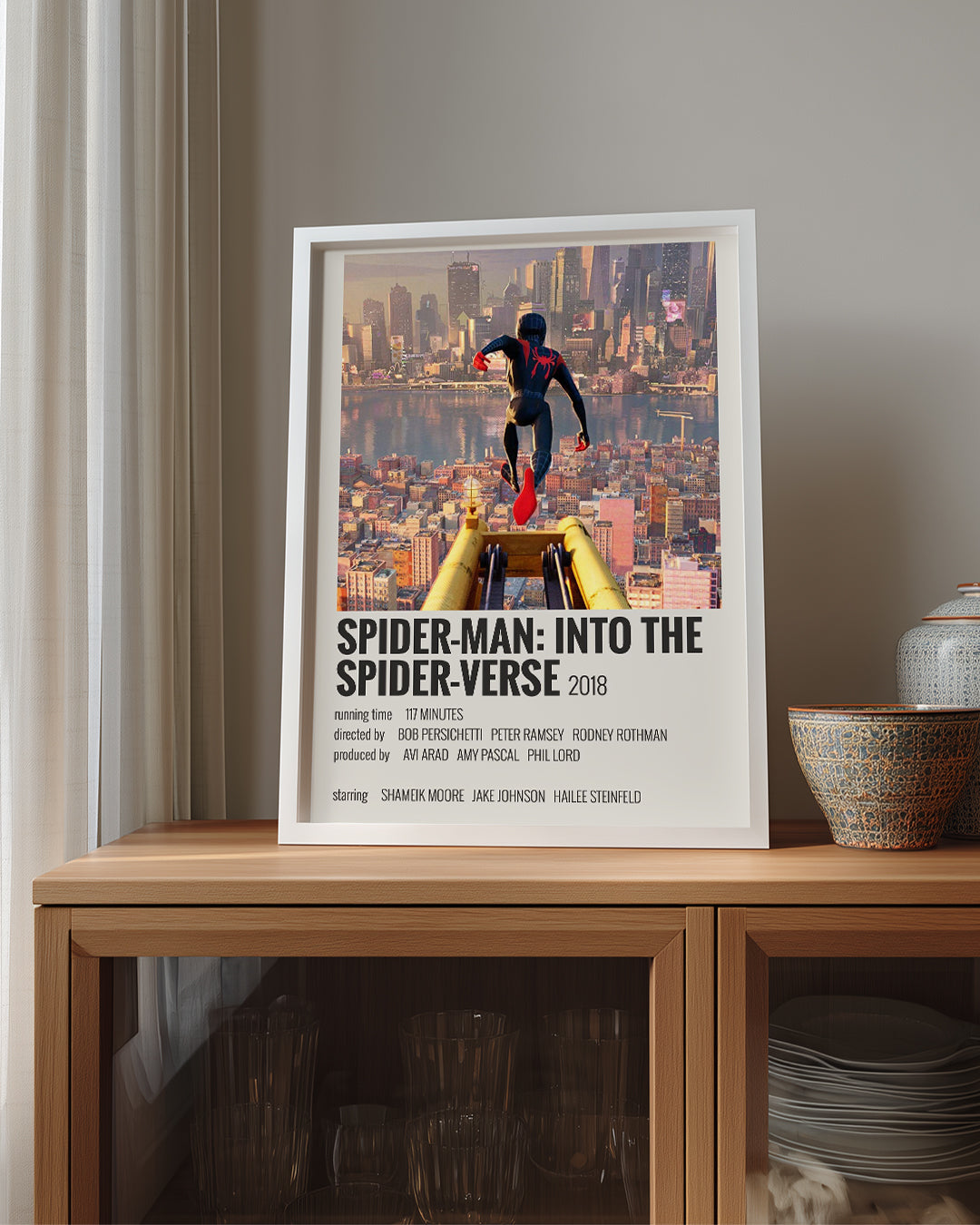 SpiderMan Into The SpiderVerse Poster Tablosu