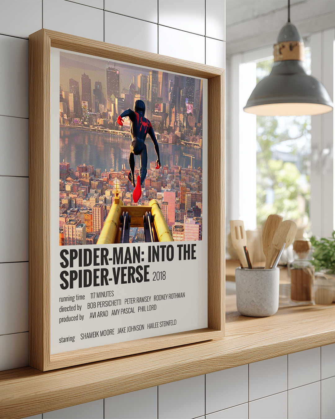 SpiderMan Into The SpiderVerse Poster Tablosu