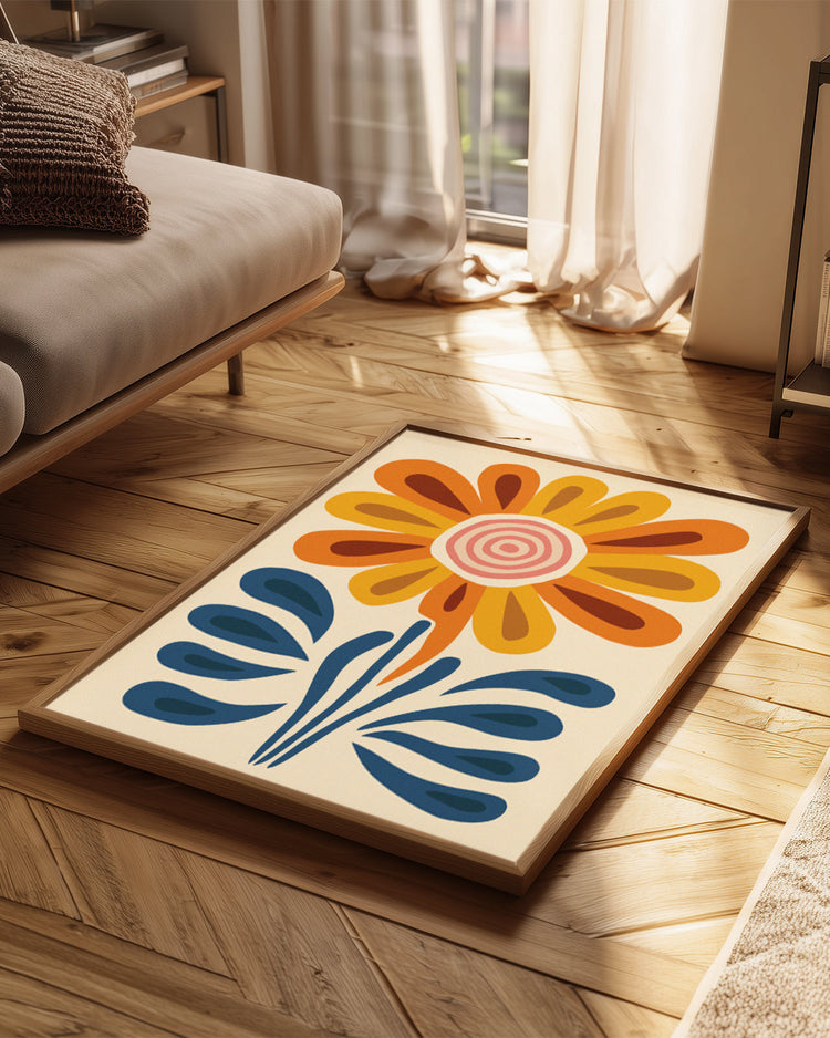 Spiral Bloom Poster Tablosu