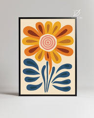 Spiral Bloom Poster Tablosu