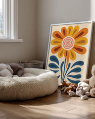 Spiral Bloom Poster Tablosu