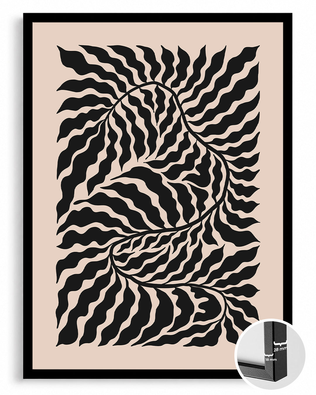 Spiral Wave Poster Tablosu