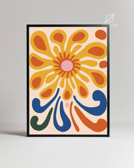 Splash Bloom Poster Tablosu