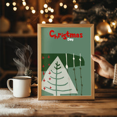 Squirrel Winter Scene Poster Tablosu