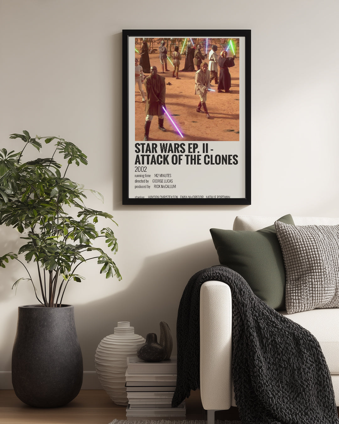 Star Wars Ep II Attack Of The Clones Poster Tablosu