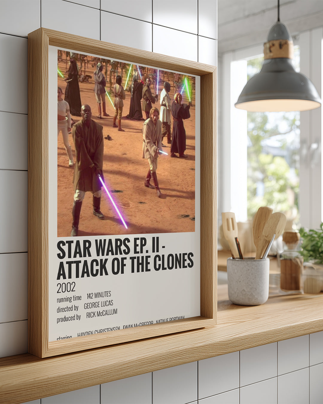 Star Wars Ep II Attack Of The Clones Poster Tablosu