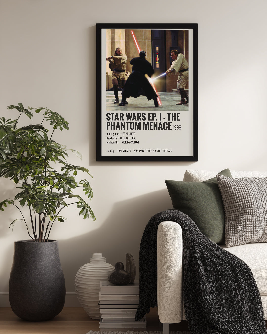 Star Wars Ep I The Phantom Menace Poster Tablosu