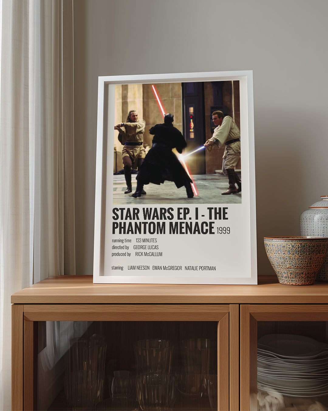 Star Wars Ep I The Phantom Menace Poster Tablosu