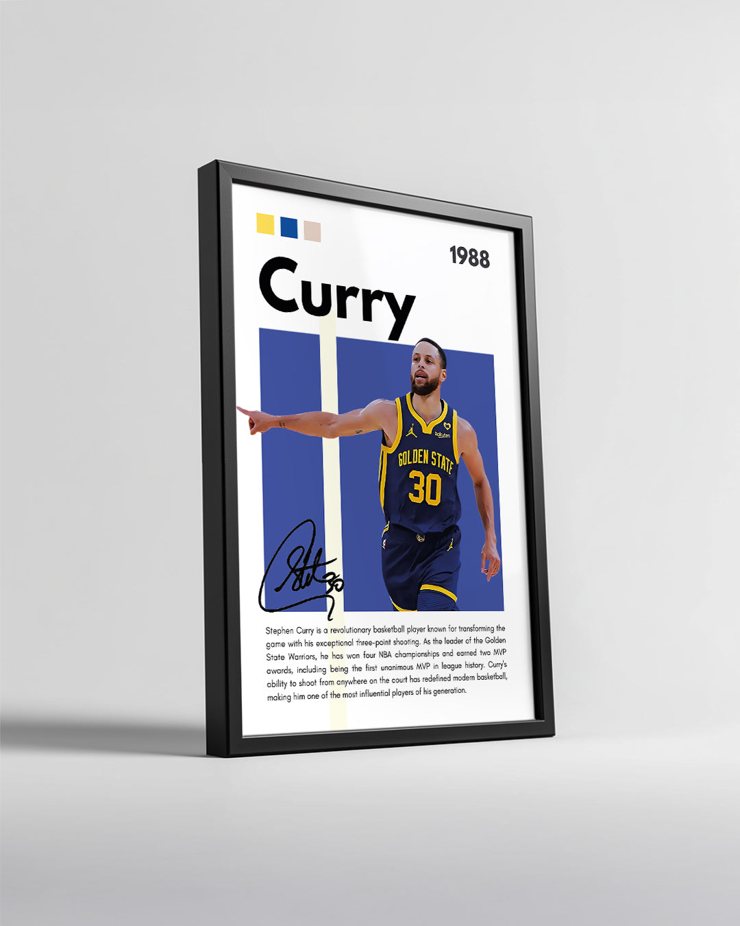 Stephen Curry 1988 Poster Tablosu