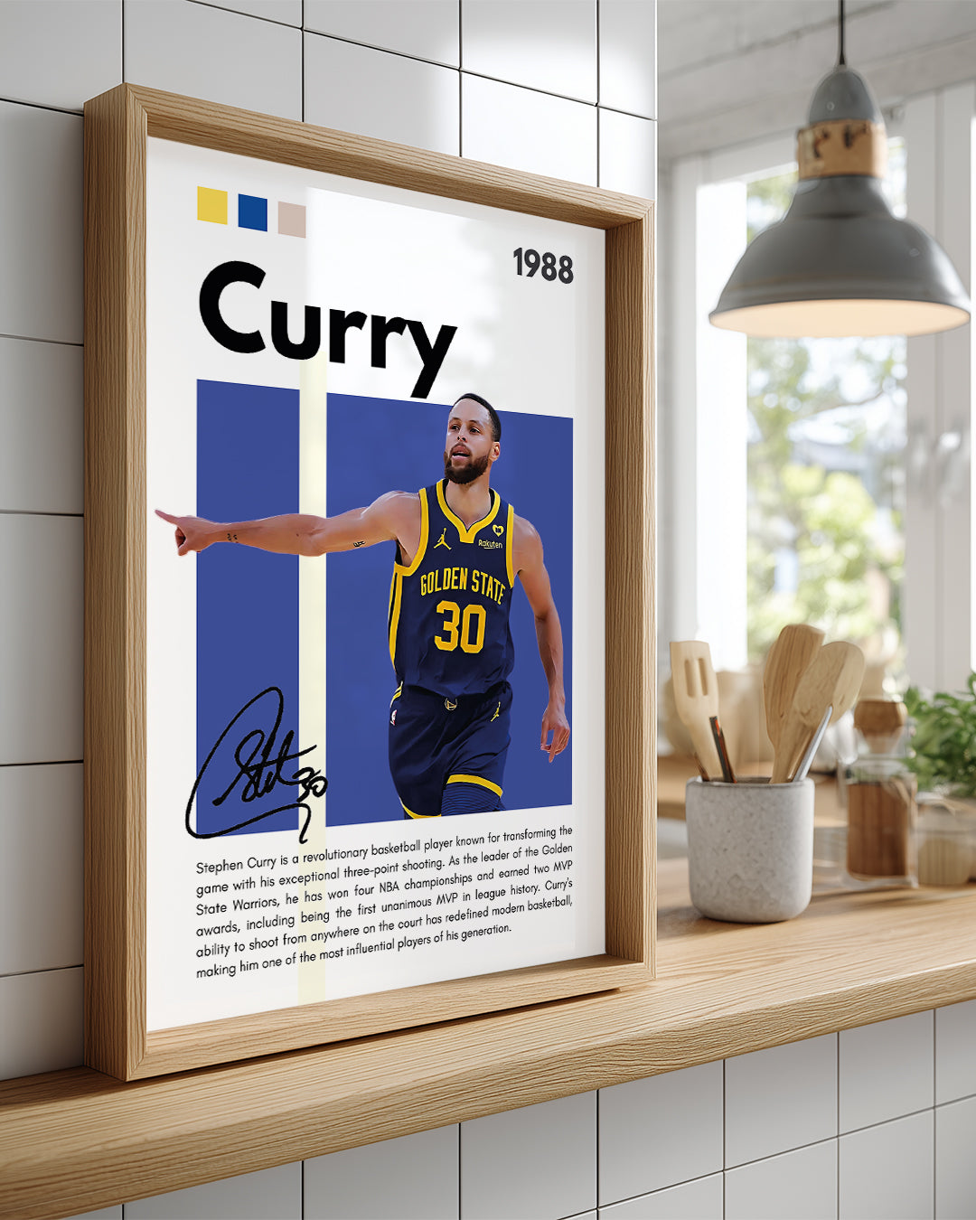 Stephen Curry 1988 Poster Tablosu