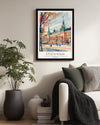 Stockholm İsveç Poster Tablosu