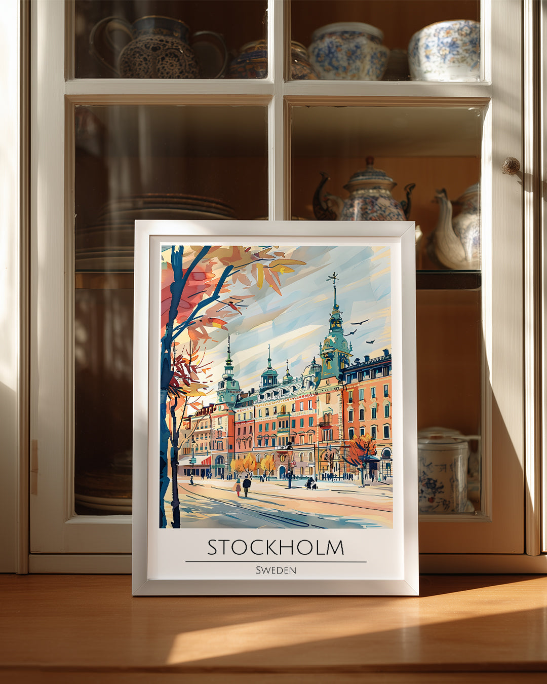 Stockholm İsveç Poster Tablosu