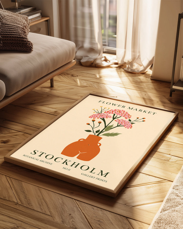 Stockholm Vase Poster Tablosu