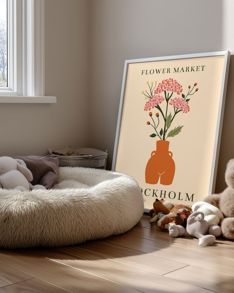 Stockholm Vase Poster Tablosu